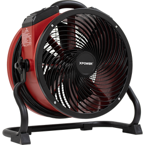XPOWER 2100 CFM X-39AR Professional Sealed Motor Axial Fan - Red