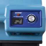 XPOWER X-4700AM Professional 3-Stage HEPA Air Scrubber - Controls with Hour Meter