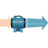 XPOWER X-8 1/3 HP Confined Space 8-In. Industrial Fan