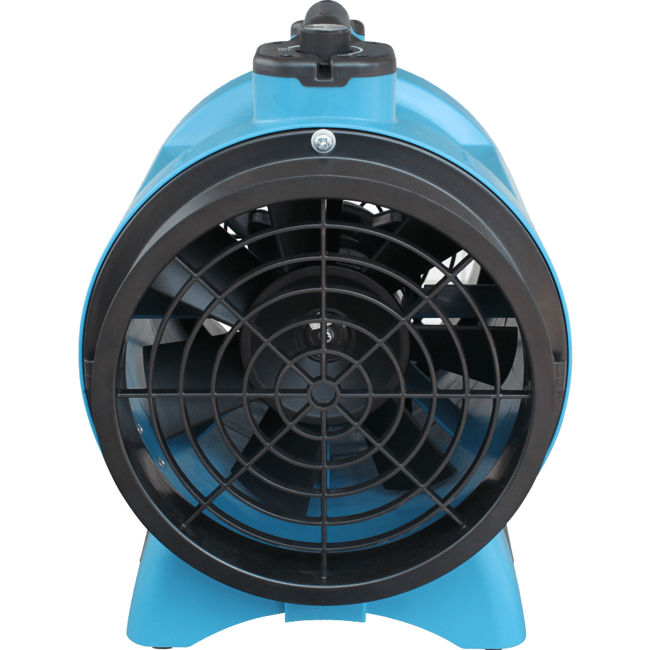 XPOWER X-8 Confined Space 8-In. Industrial Fan - Back View