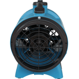 XPOWER X-8 Confined Space 8-In. Industrial Fan - Front View