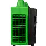 XPOWER X-2480A Professional 3-Stage Mini HEPA Air Scrubber Green - Side