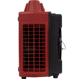 XPOWER X-2480A Professional 3-Stage Mini HEPA Air Scrubber Red - Side