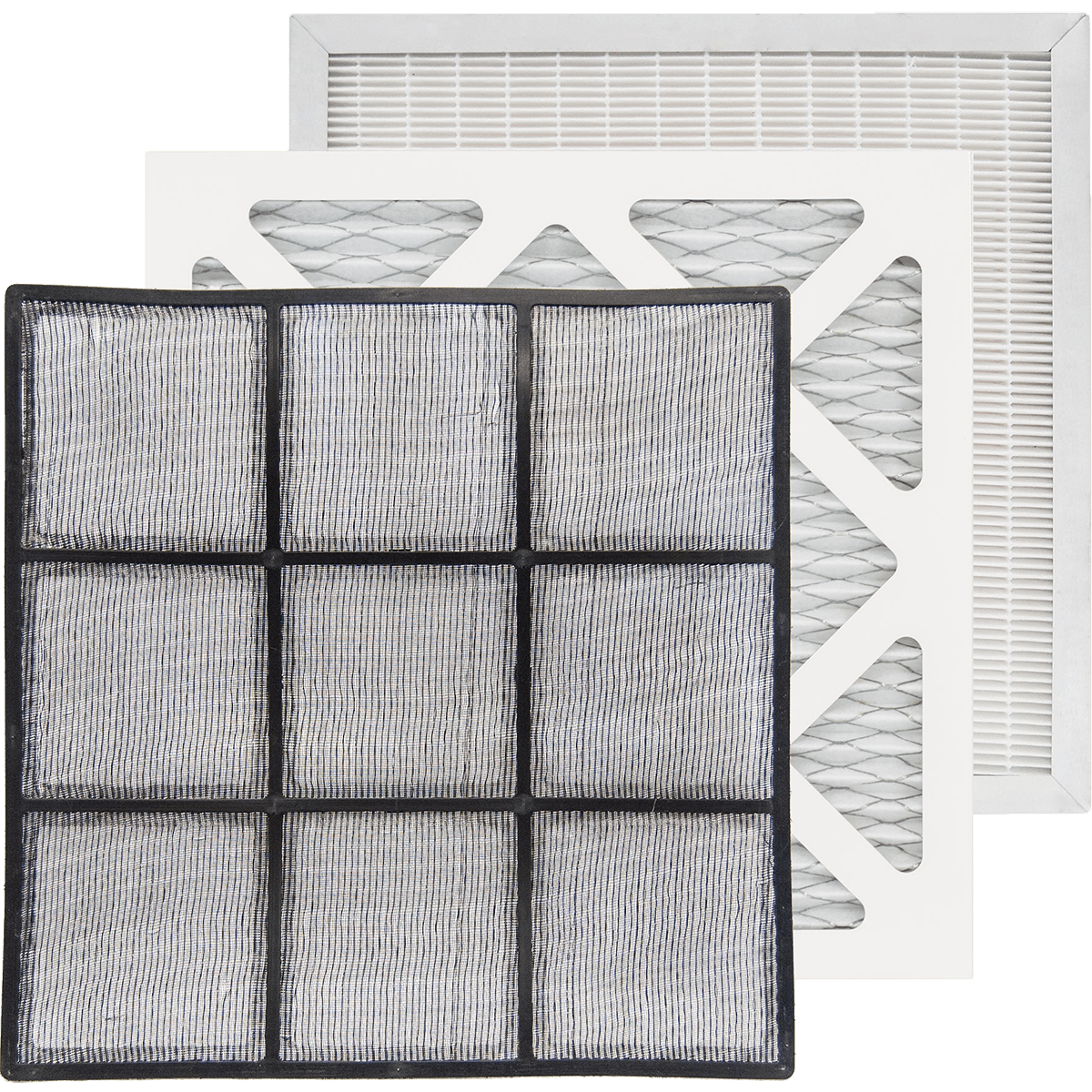 XPOWER X-3400A Professional 3-Stage HEPA Air Scrubber - 3-Stage Filtration