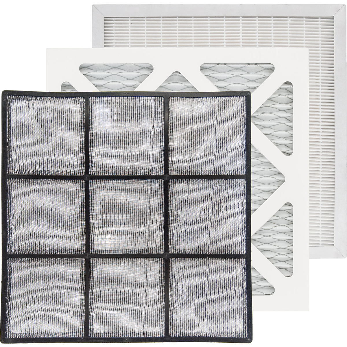 XPOWER X-3400A Professional 3-Stage HEPA Air Scrubber - 3-Stage Filtration
