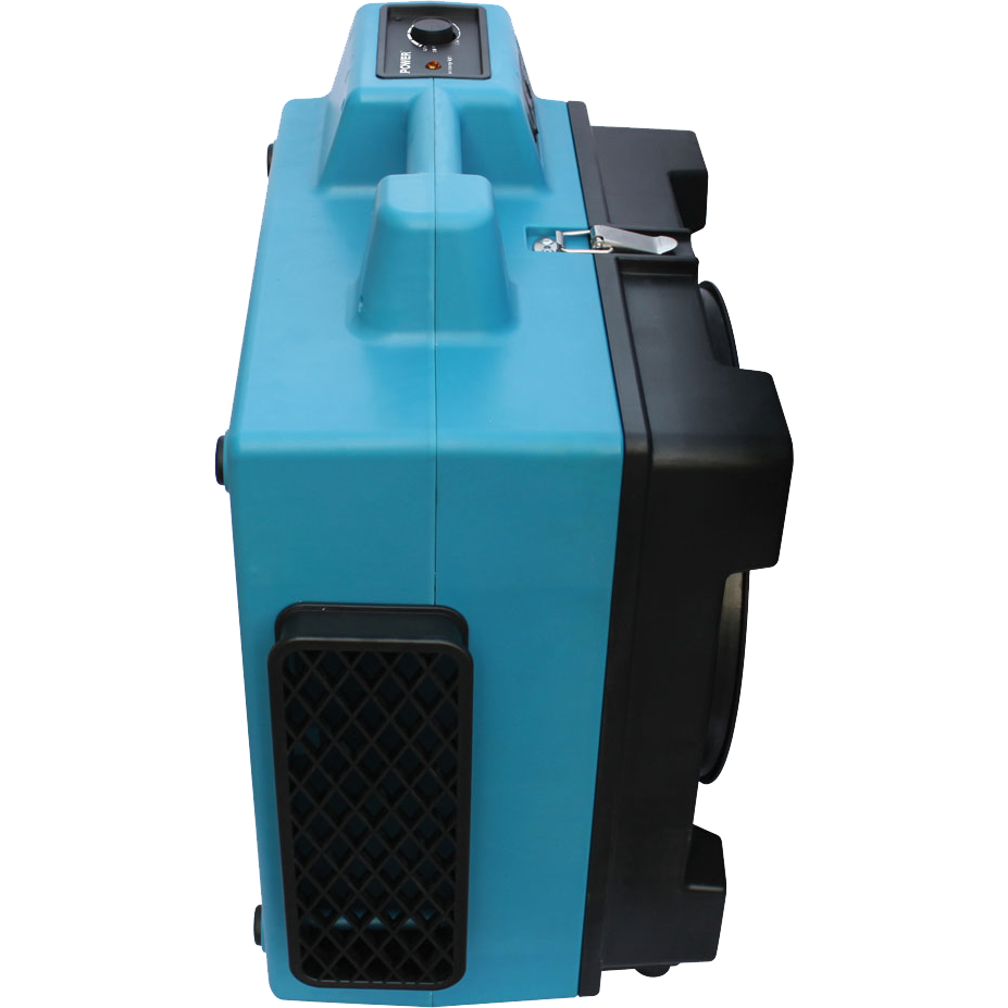 XPOWER X-3400A Professional 3-Stage HEPA Air Scrubber - Left Side