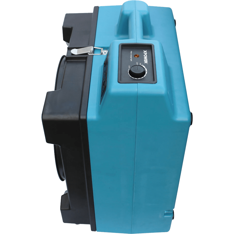 XPOWER X-3400A Professional 3-Stage HEPA Air Scrubber - Right Side