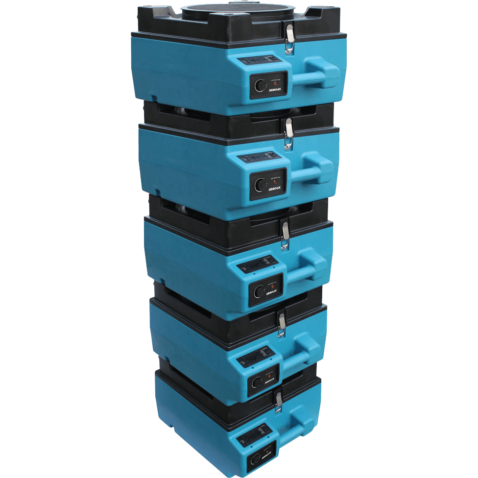 XPOWER X-3400A Professional 3-Stage HEPA Air Scrubber - Stackable