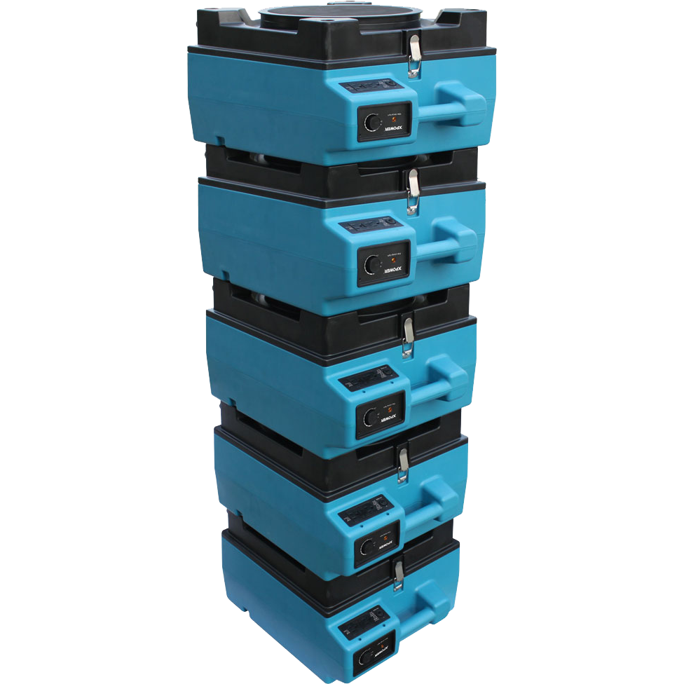 XPOWER X-3400A Professional 3-Stage HEPA Air Scrubber - Stackable
