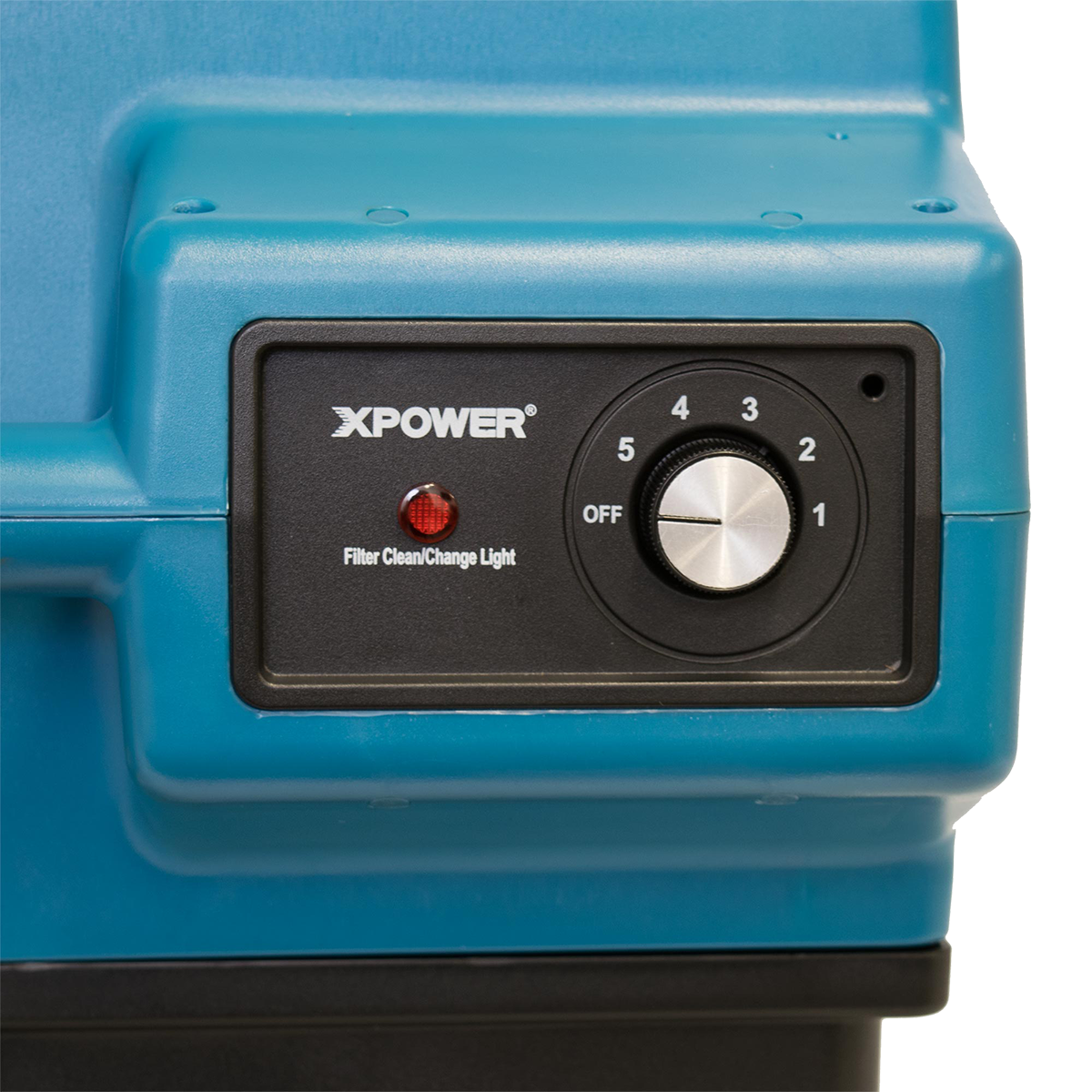 XPOWER X-3580 Commercial 4-Stage HEPA Air Scrubber - Controls