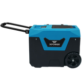 XPOWER XD-130Li 125 Pint LGR Commercial Dehumidifier w/ Auto Purge Pump - Angle 1