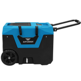 XPOWER XD-130Li 125 Pint LGR Commercial Dehumidifier w/ Auto Purge Pump - Angle 2