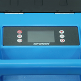 XPOWER XD-130Li 125 Pint LGR Commercial Dehumidifier w/ Auto Purge Pump - Controls