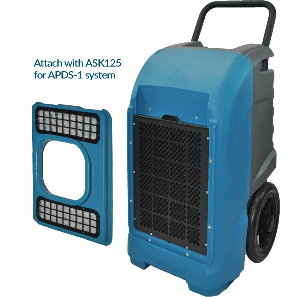 XPOWER XD-125 Commercial Dehumidifier - how to attach