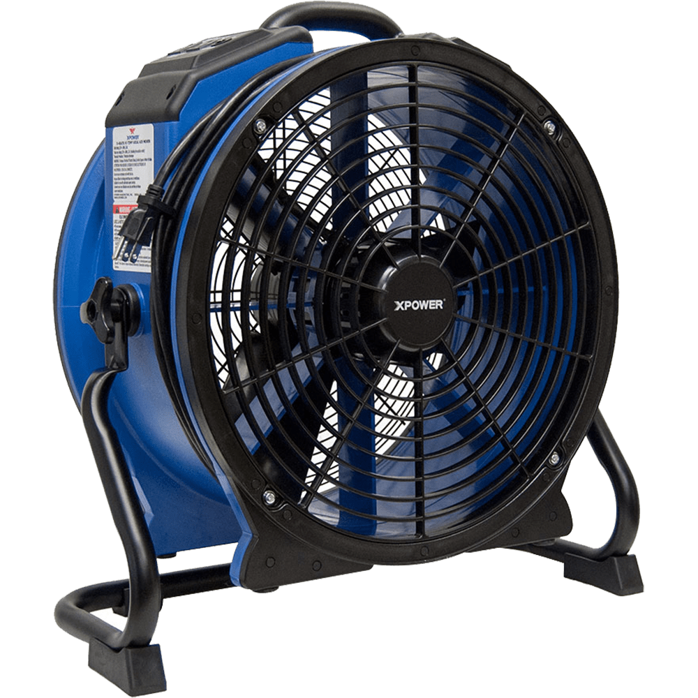 XPOWER XtremeDry Pro-DIY Restoration TOTAL Clean-Up Tool Kit - Axial Air Mover