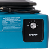 XPOWER XL-730A Professional Low Profile Air Mover - Controls