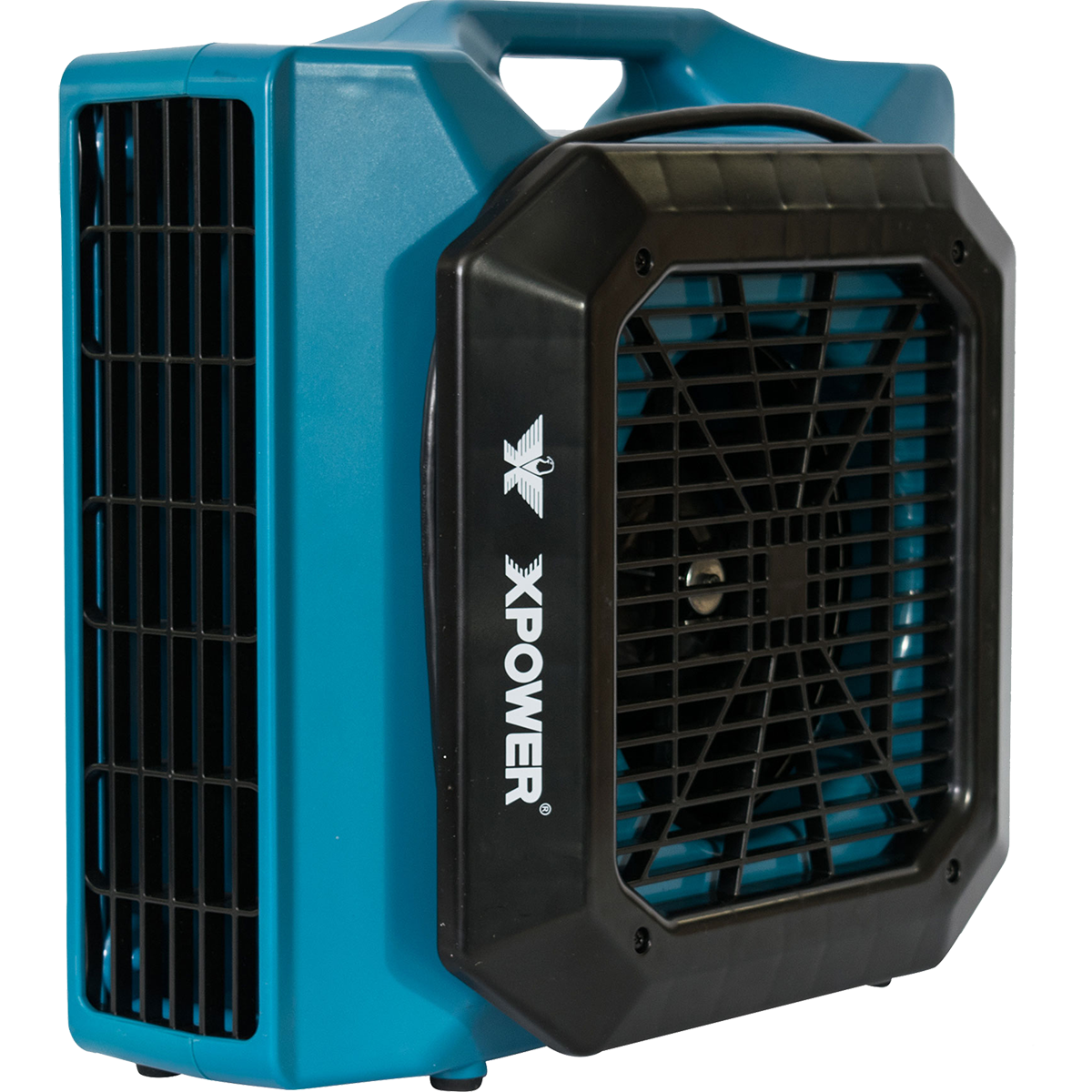 XPOWER XL-730A Professional Low Profile Air Mover - Front Side Angle View